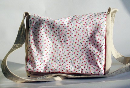 bag reversed - flowers