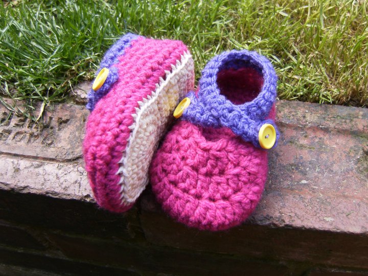 cute custom crochet booties