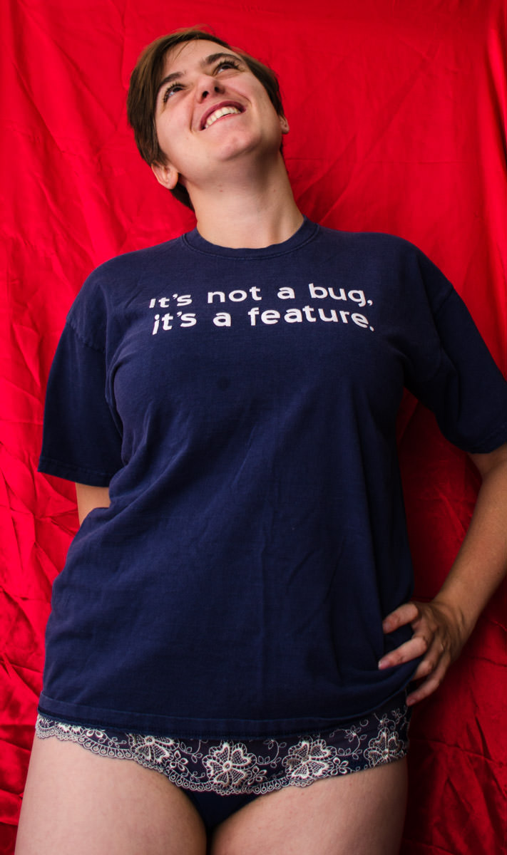 it's not a bug, it's a feature t-shirt