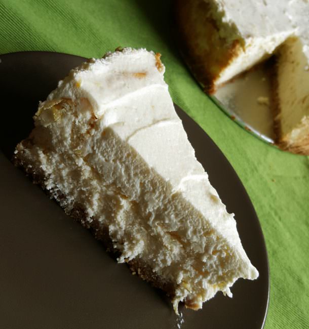 gluten free lemon mousse cheesecake
